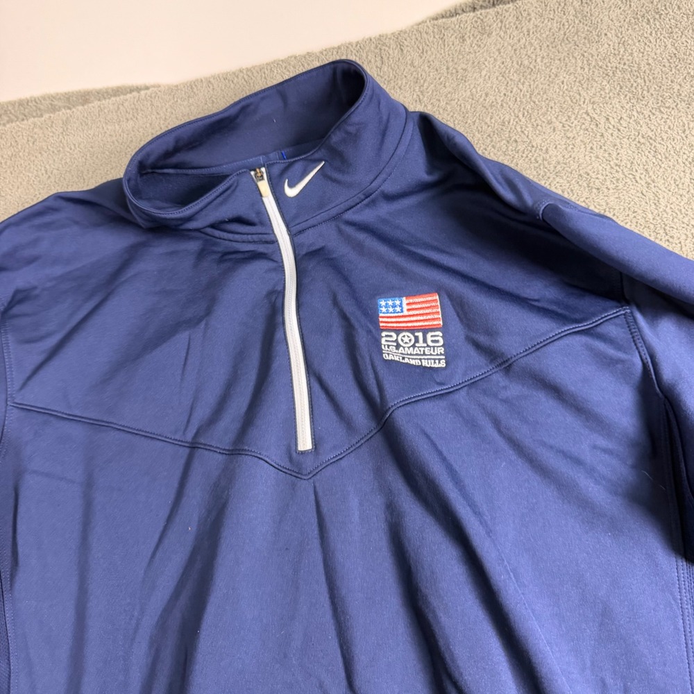 Nike Golf Therma-FIT Pullover Navy Blue 2016 US Amateur Oakland Hills XL